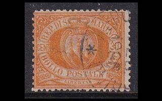 San Marino 16 o Vaakuna 30 C (1892)