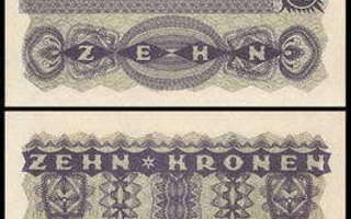 Itävalta Austria 10 Krone 1922 P75 UNC ALE!