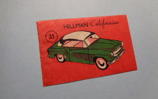 TT-etiketti Hillman Californian