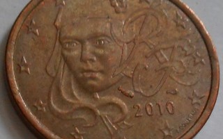 RANSKA  5 Cent v.2010  KM#1284  circ.