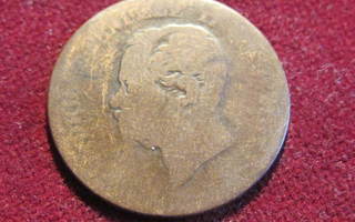 5 centesimi  1861 Italia-Italy