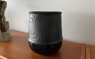 Tapio Wirkkala Porcelain Noir maljakko Rosenthal