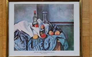 Paul Cezanne -  Still Life With Peppermint Bottle