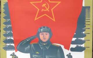 Neuvostoarmeija posteri panssarijoukot