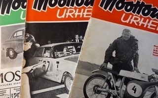 3 kpl moottoriurheilu 1963