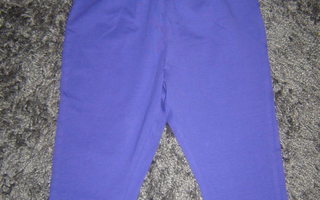 Violetit capripituiset leggingsit, koko 140 cm