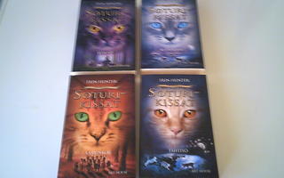 Erin Hunter: Uusi profetia: Soturikissat; osat 1-4 (4 kpl)