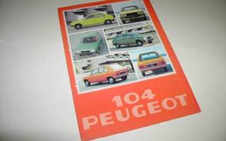 Peugeot 104 1978 esite - Suomi