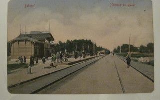 Postikortti Eesti Viro Nömme Tallinna Rautatieasema 1907
