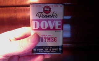 Frank’s Dove Nutmeg, n.1950-luku, USA!