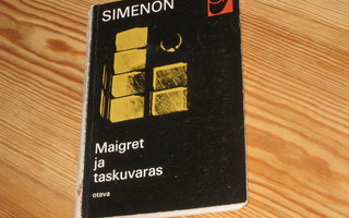 Simenon, Georges: Maigret ja taskuvaras 1.p nid. v. 1968