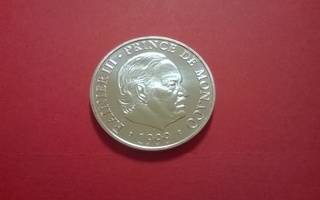 Monaco hopeaa, 100 Francs 1999, Rainier III. (KD72)