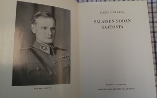 Salaisen sodan saatosta - Jukka L. Mäkelä 1.p (sid.)