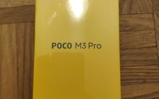 Poco M3 Pro 4/64GB Black älypuhelin FHD+ 90hz näytöllä(Uusi)