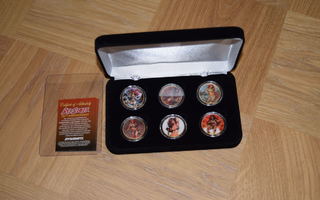 red sonja gold collectable coin set 6kpl ALE