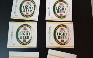 Lahden Erikois Light Beer etiketti 29kpl