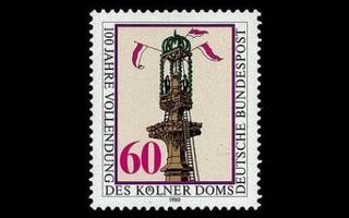 Saksa 1064 ** Kölnin tuomiokirkon valmistuminen 100v (1980)