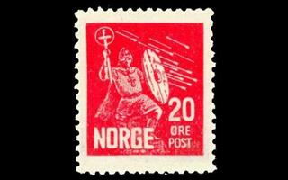 Norja 157 ** Pyhä Olavi 20 öre (1930)