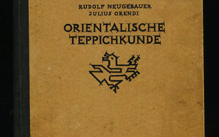 ORIENTALISCHEN TEPPICHKUNDE Itämaisia Mattoja sid 1923