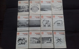 SUNSPOT lehden koko 1973 vuosikerta (12 kpl)