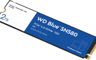 Western Digital 2TB WD Blue SN580 NVMe SSD, M.2 2280