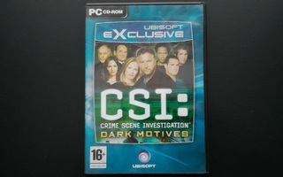 PC CD: CSI: Dark Motives peli (2004)