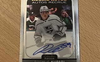 2021-22 O-Pee-Chee Platinum Rasmus Kupari Rookie Autograph