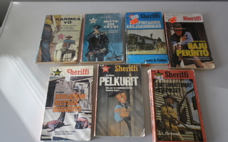 Sheriffi-kirjat (7 kpl) (ei sarjakuvia)