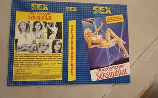Hollywoodin seksijuhlat VHS kansipaperi / kansilehti