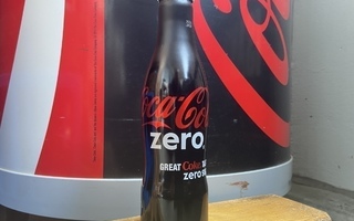 Coca-Cola Zero alumiininen keräilypullo *korkkaamaton*