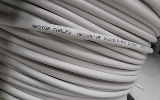 Asennuskaapeli Nestor Nesmak-HF 2x2x0,5   1m-1e