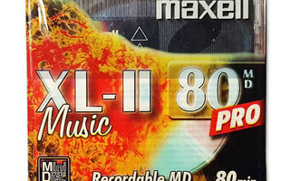 Maxell Minidisc 74 minuuttia uusi muoveissa 5 kipaletta
