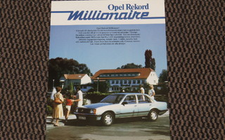1982 Opel Rekord Millionaire esite - KUIN UUSI