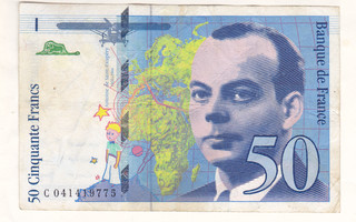 Ranska 50 Francs v.1997 P-157A