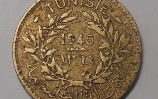 Tunisia. 1 frank 1945.