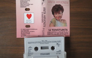 Anita Hirvonen: 14 toivotuinta c-kasetti