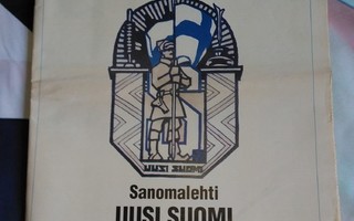 Uusi-Suomi 29.11.1991 Viimeinen Lehti