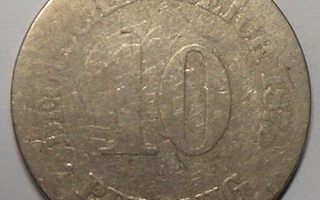 Saksa. 10 pfennig 1875A?