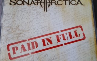 Sonata Arctica - Paid in full cds