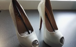 Candy Shoes: Valkoiset korkokengät (35) _14