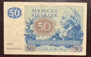 Ruotsi  50 Kruunua 1989