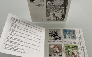 Muumi postimerkkivihko Nordia 1993