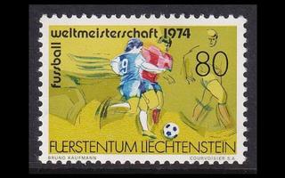 Liechtenstein 606 ** Jalkapallon MM-kilpailut (1974)