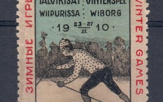 Talvikisat Viipuri 1910 kirjeensulkija (*) PK650/11