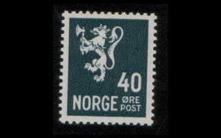 Norja 228 ** Leijona 40 öre (1940)