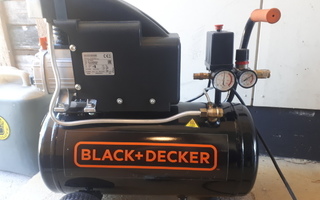 BLACK DECKER 160/24 paineilmakompressori *kuin uusi*