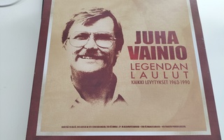 JUHA VAINIO. Legendan laulut. 10 CD + Kirja BOXI UPEA KUNTO!