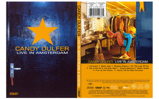 UUSI CANDY DULFER LIVE IN AMSTERDAM DVD - ILMAINEN TOIMITUS