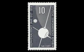 DDR 603 ** Kansainvälinen geofysikaalinen vuosi (1957)