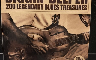 VARIOUS - Diggin’ Deeper - 200 Legendary Blues Treasures box